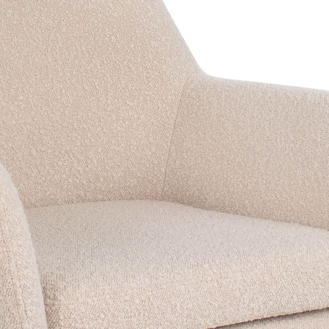 Kick Eetkamerstoel Viktor Boucle - Beige - Bouclé