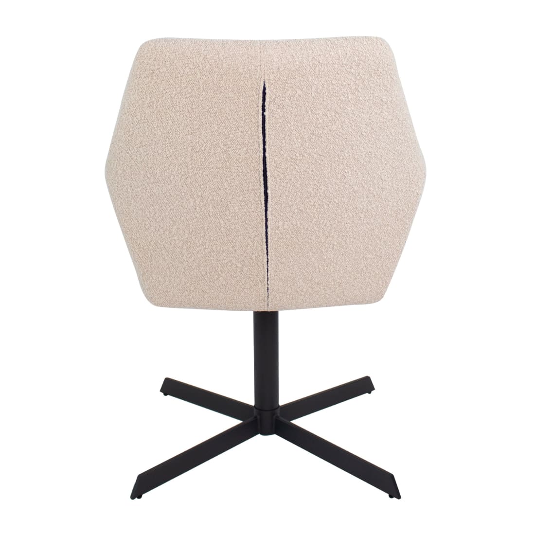 Kick Eetkamerstoel Viktor Boucle - Beige - Bouclé