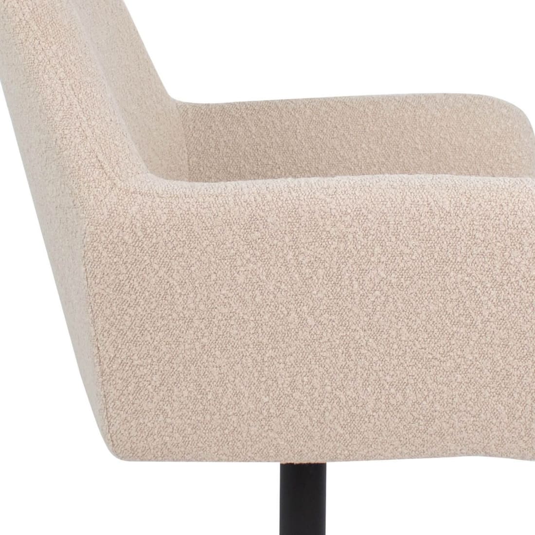 Kick Eetkamerstoel Viktor Boucle - Beige - Bouclé