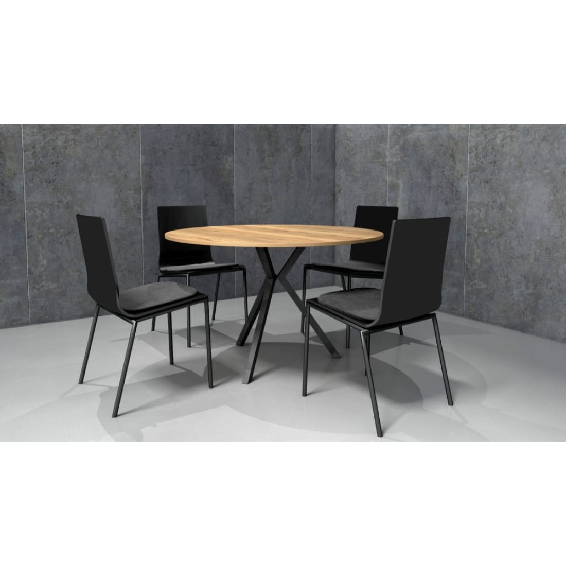 Manhattan Hudson Yards Ronde Vergadertafel Ø120CM 4