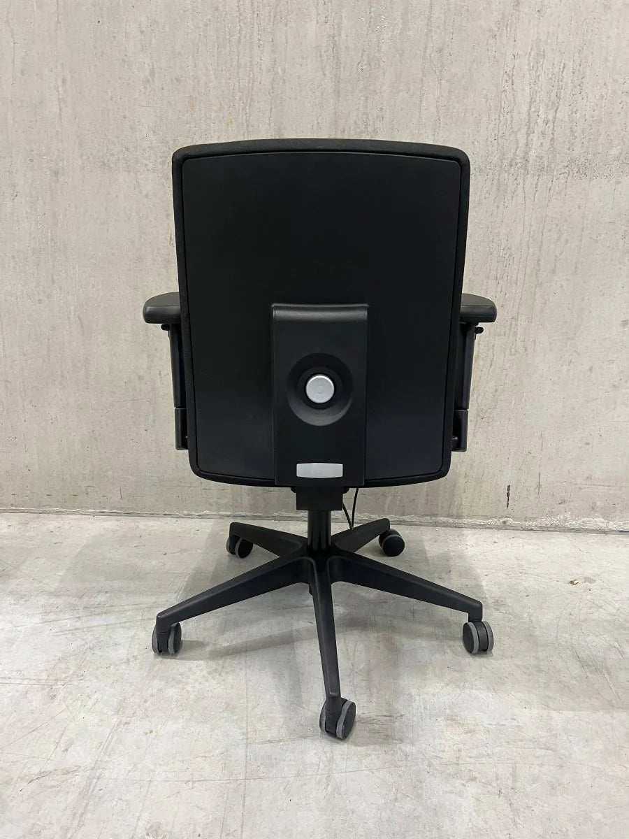 Outlet - Refurbished Bureaustoel B3 Workliving Ramblas Classic Zwart Leer