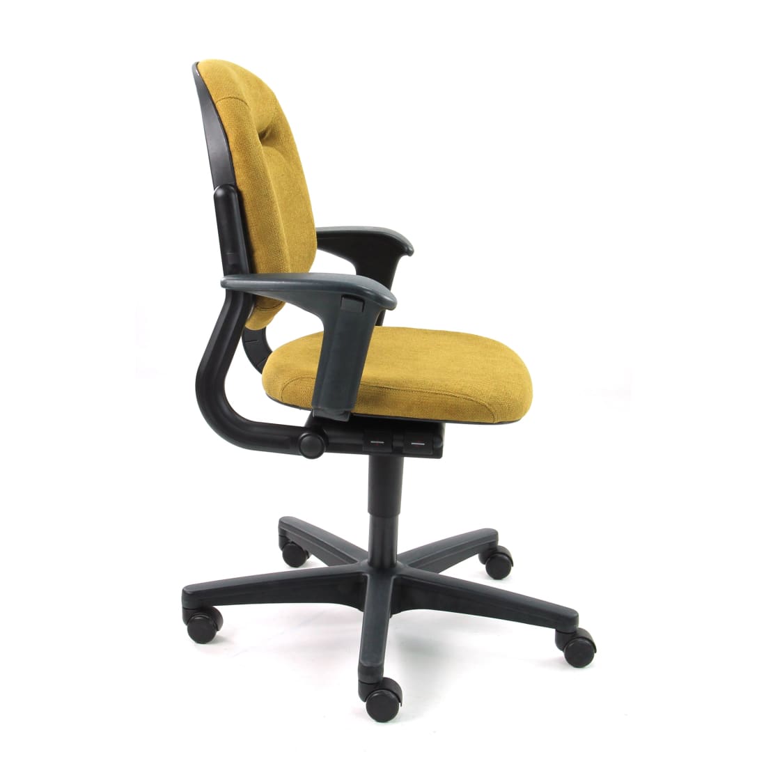 Refurbished Bureaustoel Ahrend 220 Regain Geel Ergonomisch -