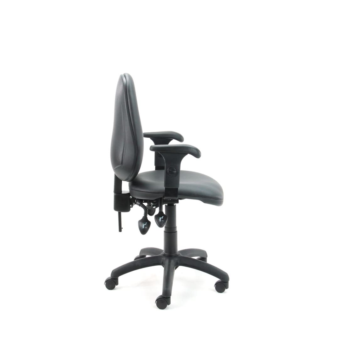 Refurbished Bureaustoel Lotta Vegan Leer Zwart - Refurbished