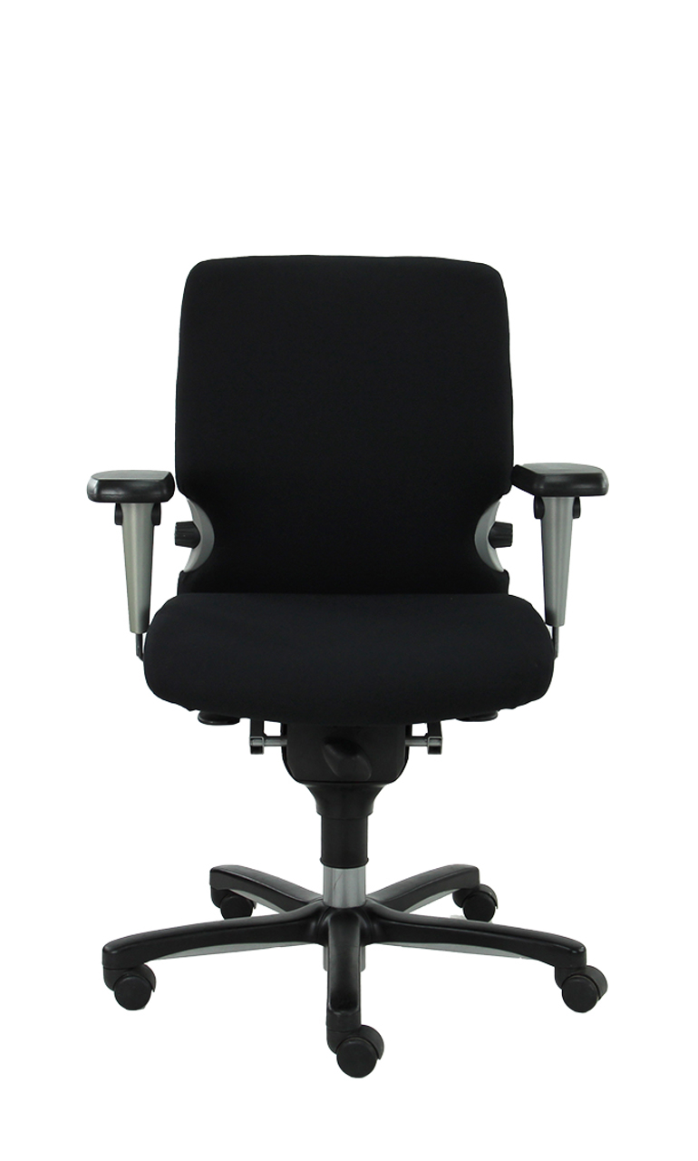 Refurbished Bureaustoel Zwart Ergonomisch Comforto 77 NPR1813