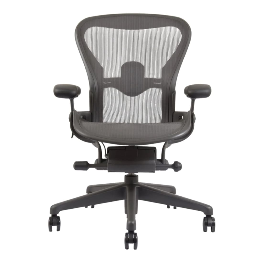Refurbished herman miller aeron remastered maat b graphite Workliving