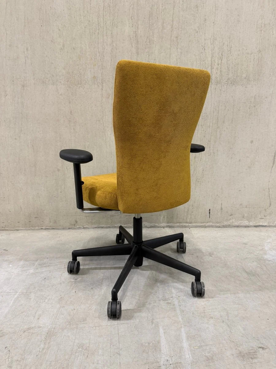 Outlet - Refurbished Bureaustoel Vitra T-Chair - Regain Geel F6