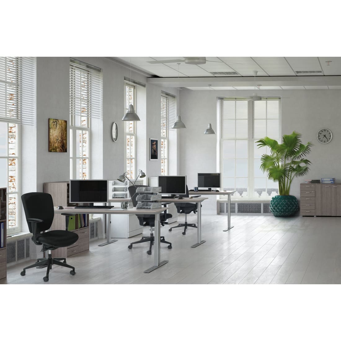 Schaffenburg Linesto Plus Zit-zit Bureau - Handmatig