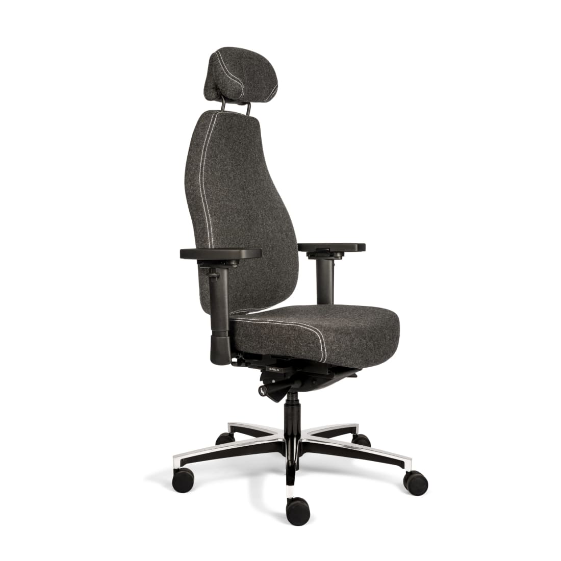 Sit And Move Therapod X Hoofdsteun Donkergrijs - Bureaustoel