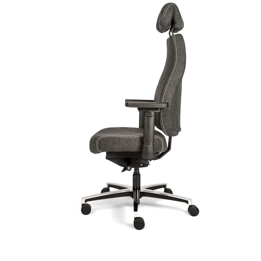 Sit And Move Therapod X Hoofdsteun Donkergrijs - Bureaustoel