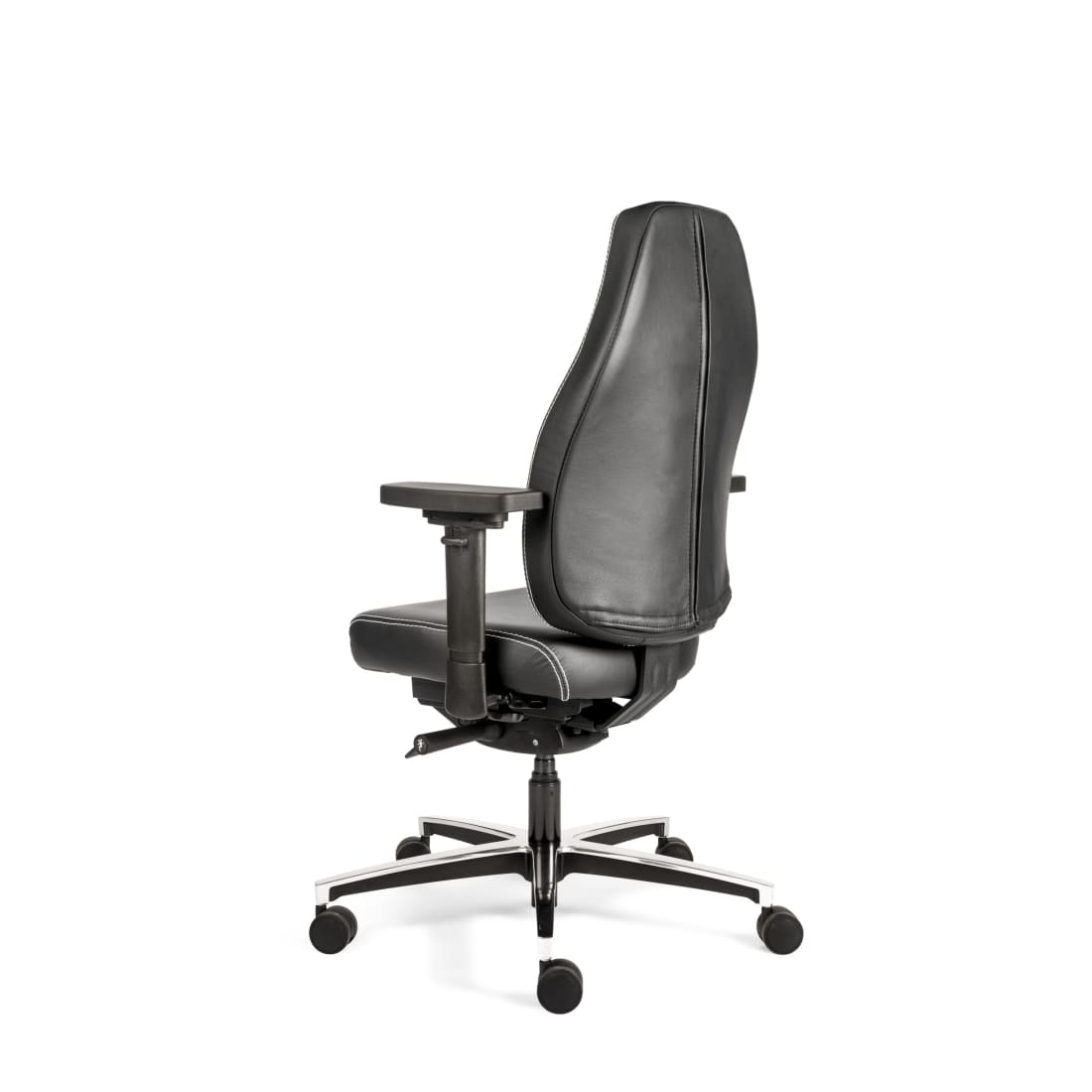 Sit And Move Therapod X Standaard - Bureaustoel Zwart Leder