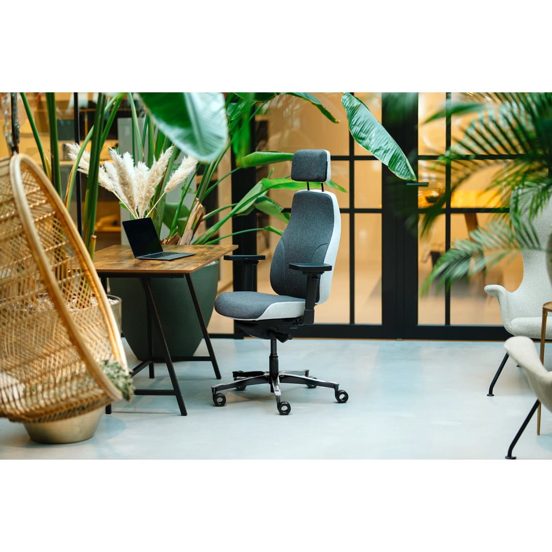 Sit And Move Therapod X2 HR Hoofdsteun Grijs - Bureaustoel