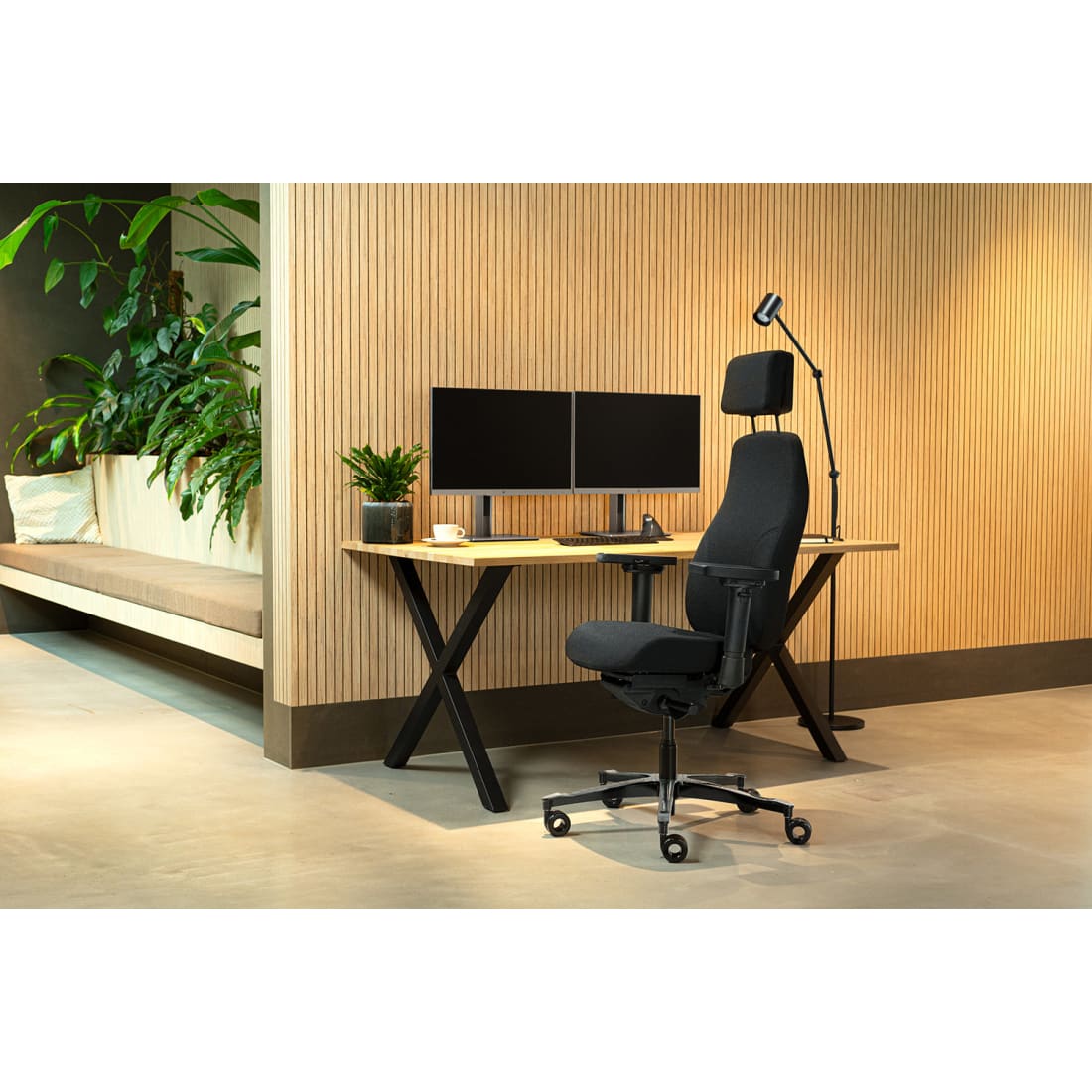 Sit And Move Therapod X2 HR Hoofdsteun Zwart - Bureaustoel