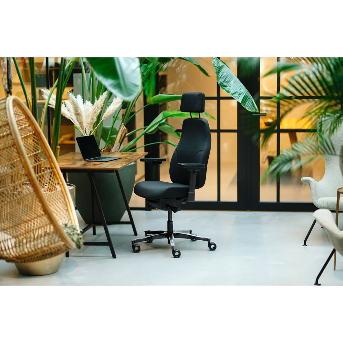 Sit And Move Therapod X2 HR Hoofdsteun Zwart - Bureaustoel