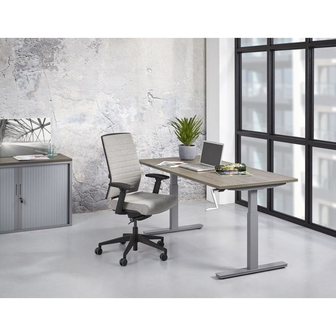 Manhattan SwingStand - Slinger Verstelbaar Zit/Sta Bureau -