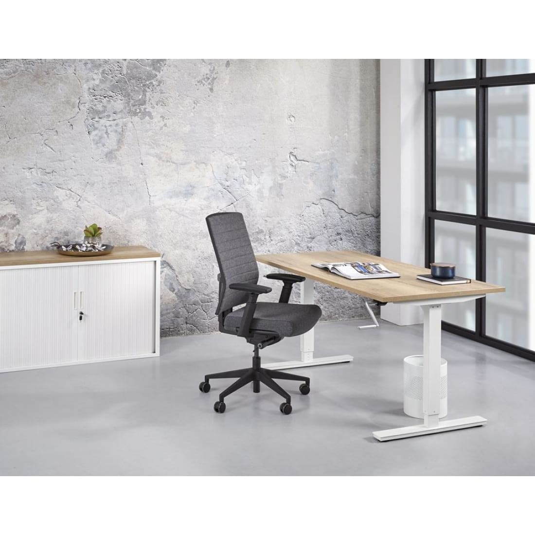Manhattan SwingStand - Slinger Verstelbaar Zit/Sta Bureau -