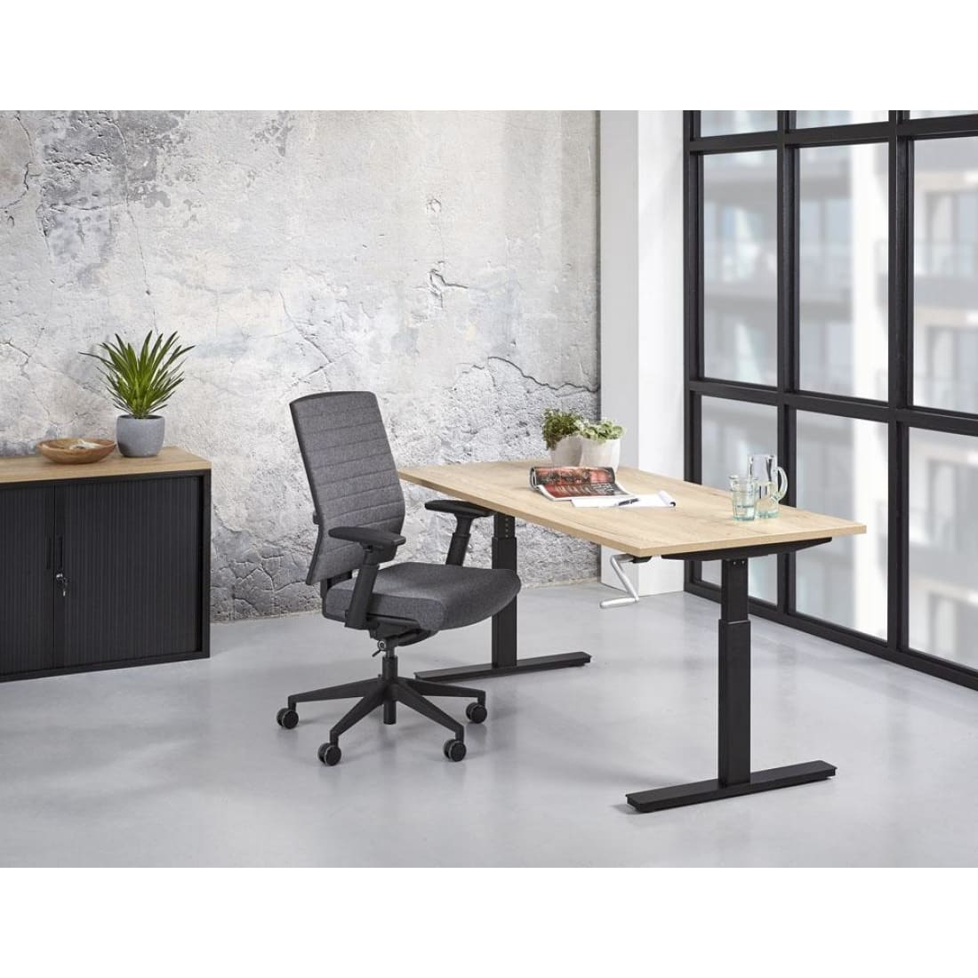 Manhattan SwingStand - Slinger Verstelbaar Zit/Sta Bureau -