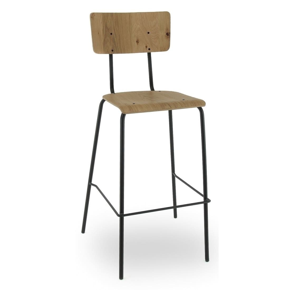 Workliving Barkruk Hoog Bo Blank Eiken - Hoge Barkrukken