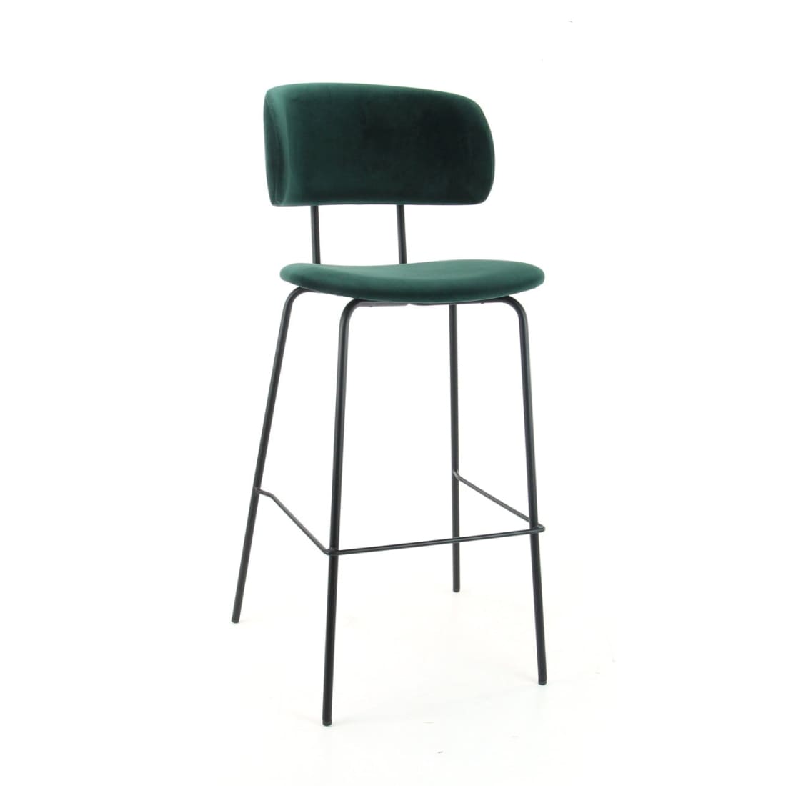 Workliving Barkruk Hoog Bo RS - Velvet Earth Teal - Hoge