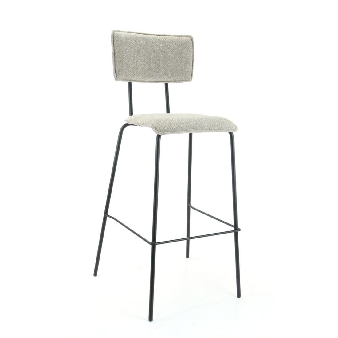 Workliving Barkruk Hoog Bo Society - Boucle Shitake - Hoge