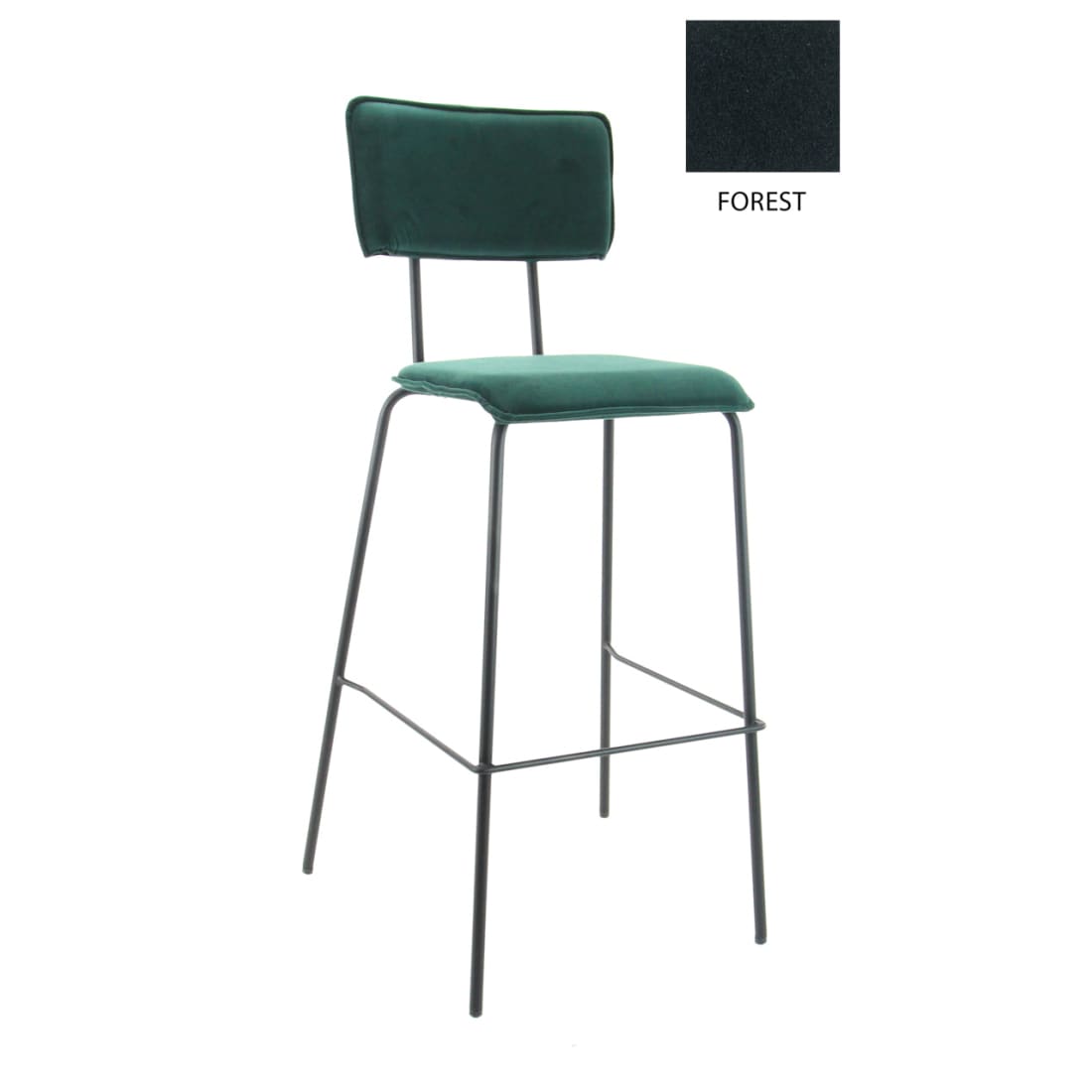 Workliving Barkruk Hoog Bo - Velvet Earth Forest - Hoge