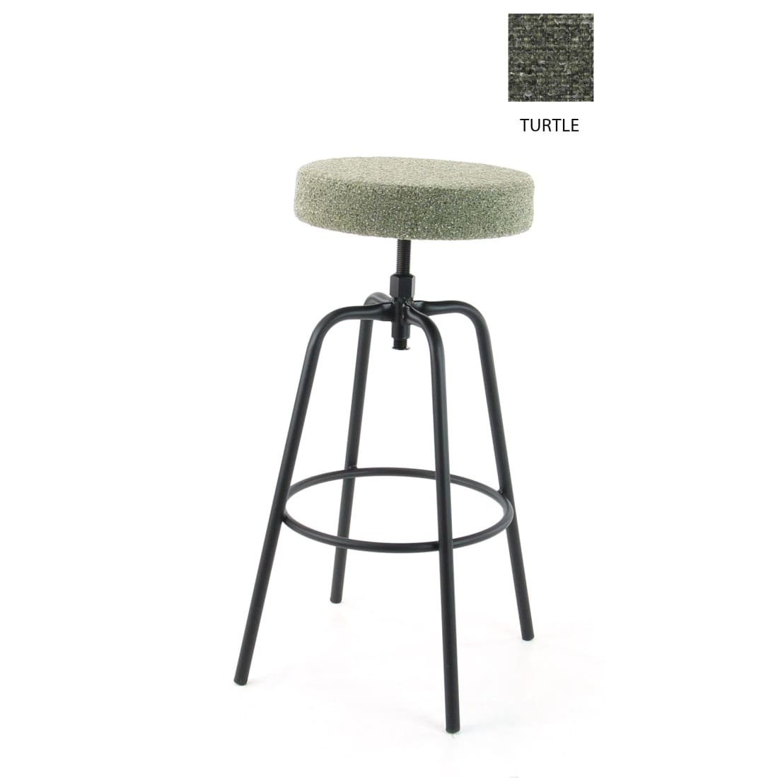 Workliving Barkruk Hoog Rond - Society Boucle Turtle - Hoge