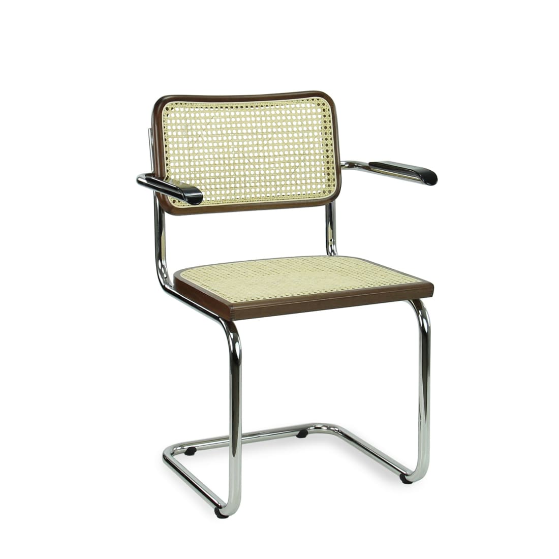 Workliving Bas Eetkamerstoel - Rotan Design Walnoot