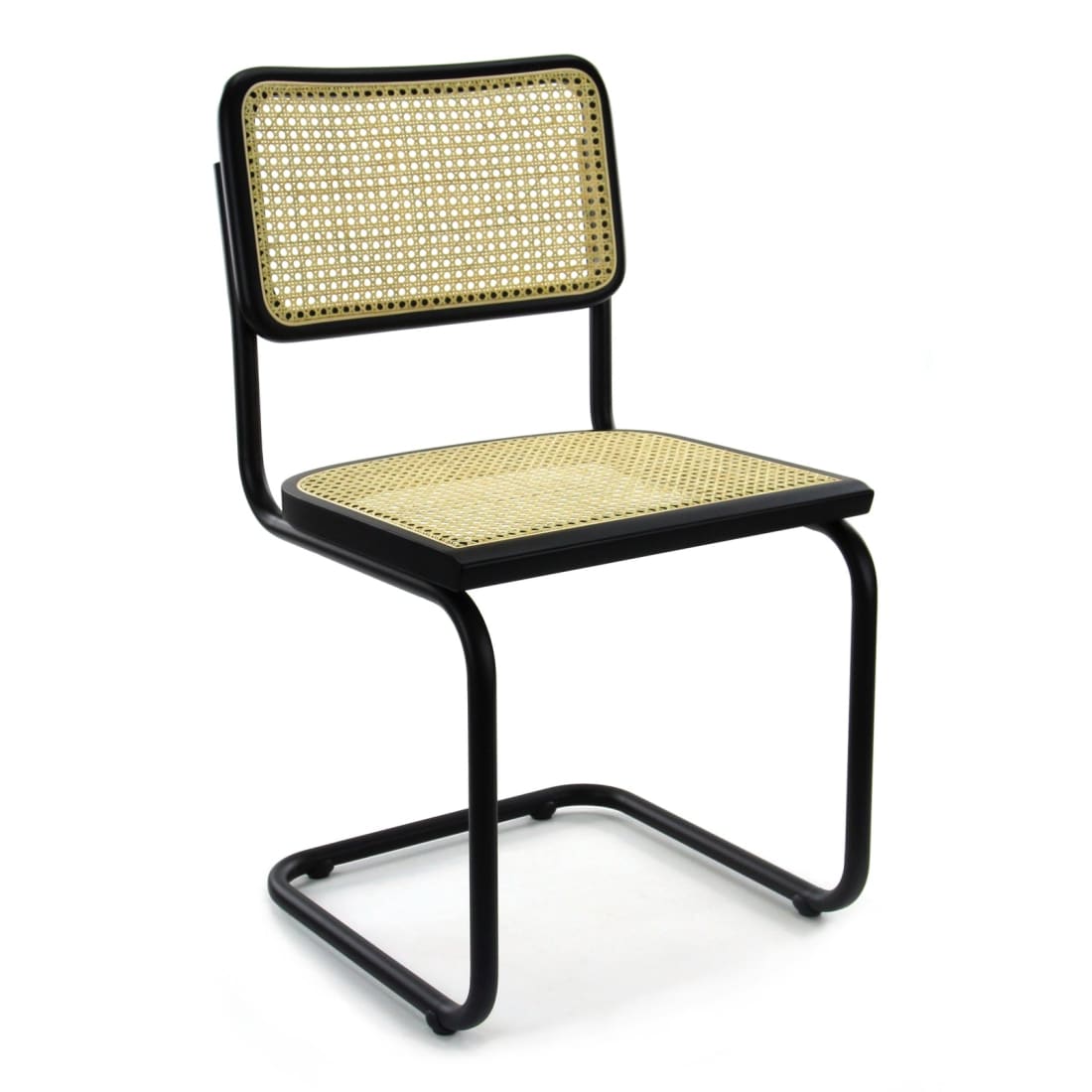 Workliving Bas Eetkamerstoel - Rotan Design Zwart - Rotan