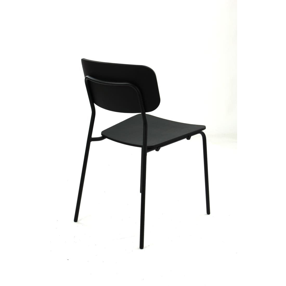 Workliving Bianca Eetkamerstoel - Houten Design Zwart Eiken