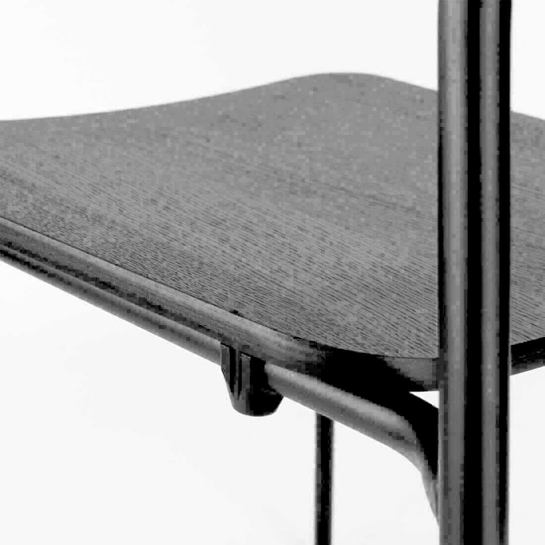 Workliving Bianca Eetkamerstoel - Houten Design Zwart Eiken