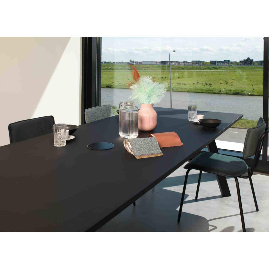 Workliving Eetkamerstoel Bo Society - Boucle Mustard -