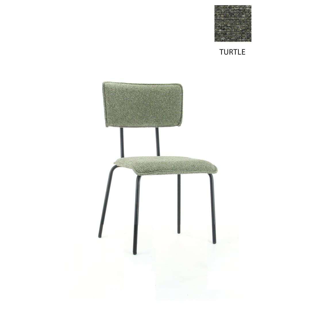 Workliving Eetkamerstoel Bo Society - Boucle Turtle - Bouclé