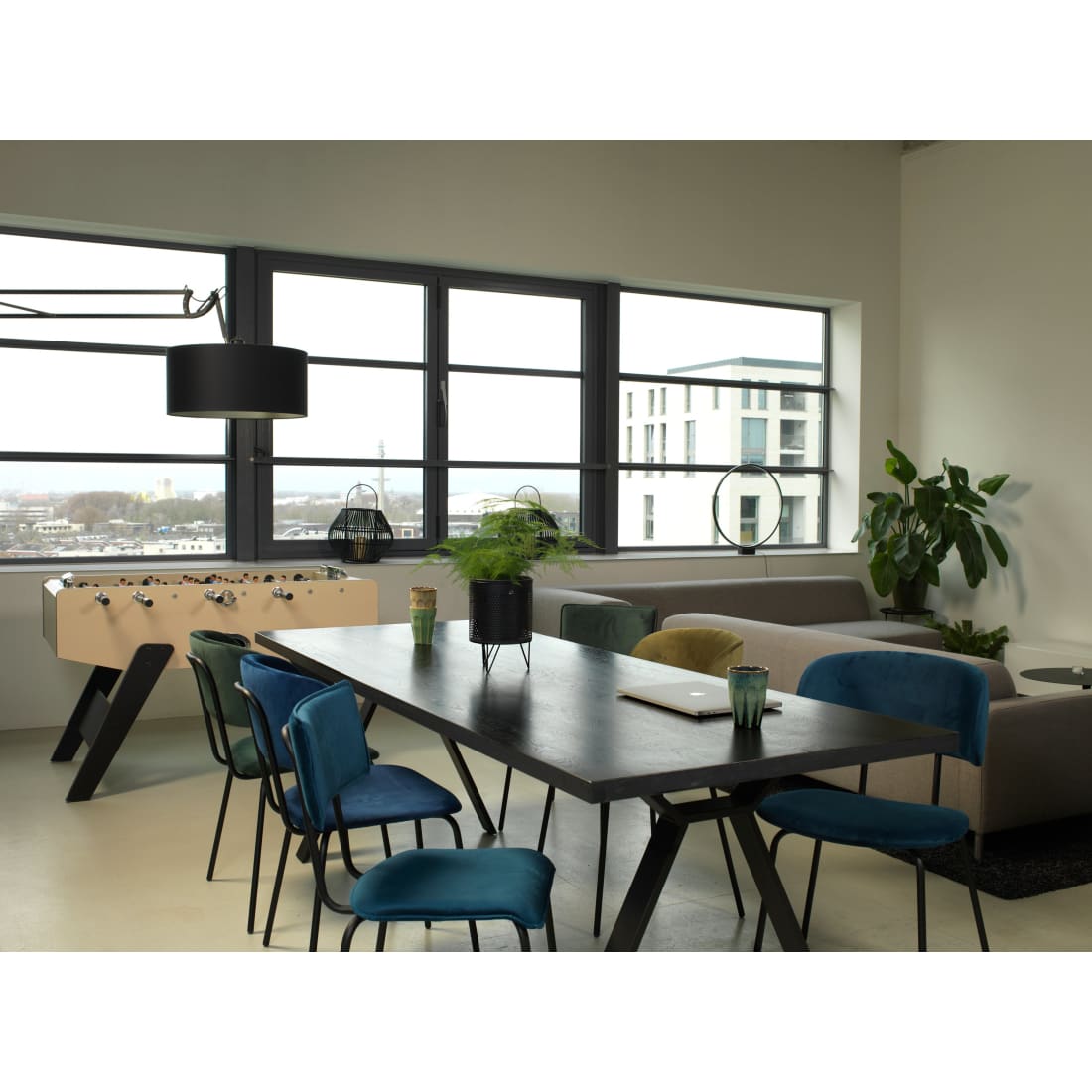 Workliving Eetkamerstoel Bo - Velvet Earth Army - Velvet