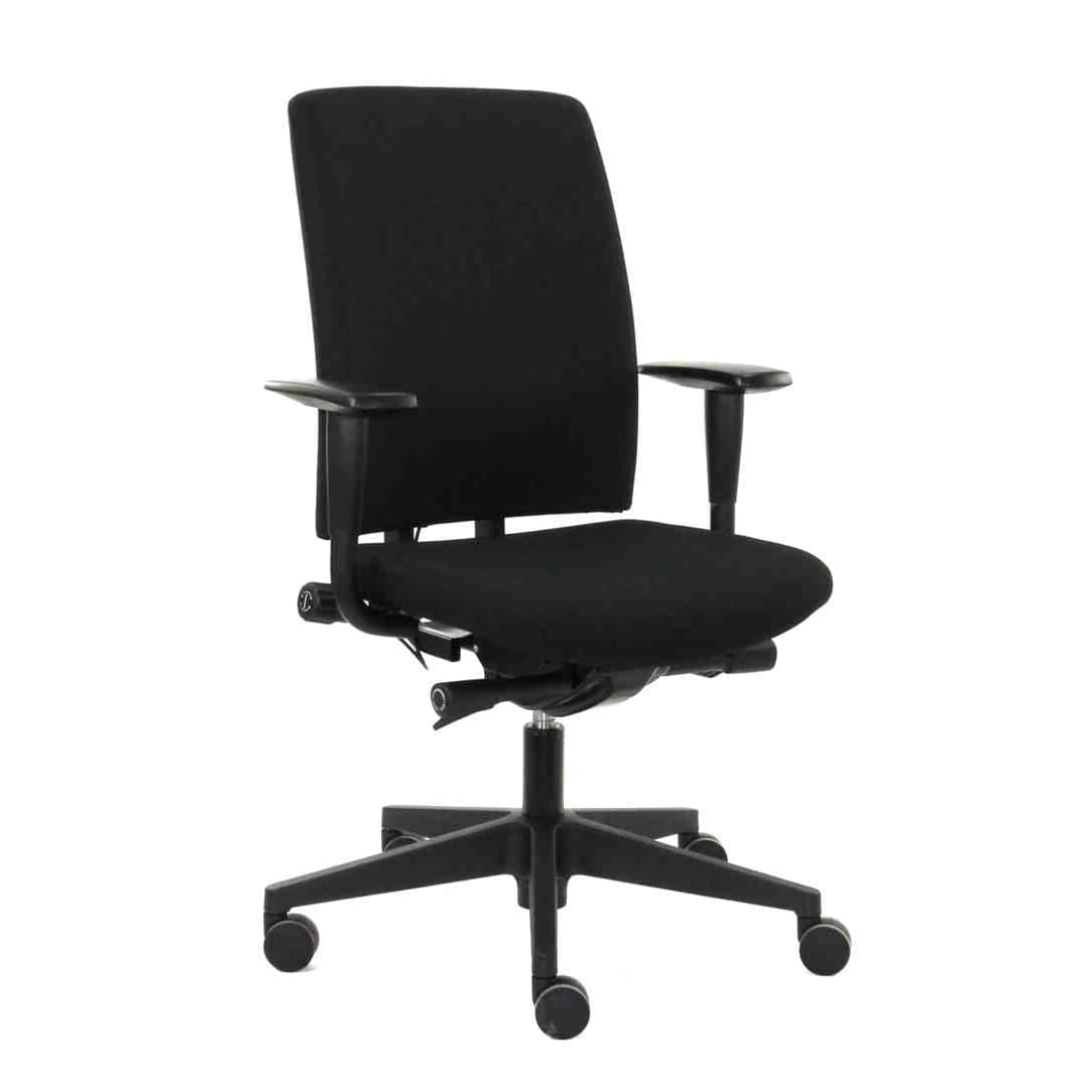 Workliving Jaarbeurs Comfort Zwart - Bureaustoel Ergonomisch