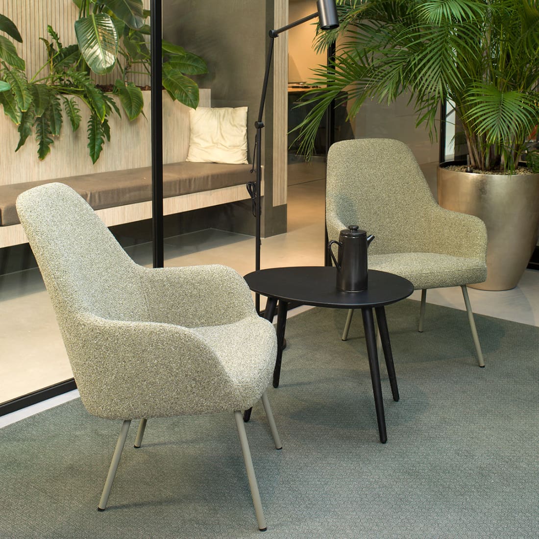 Workliving LoLa Fauteuil Lounge Vierpoot Mix & Match