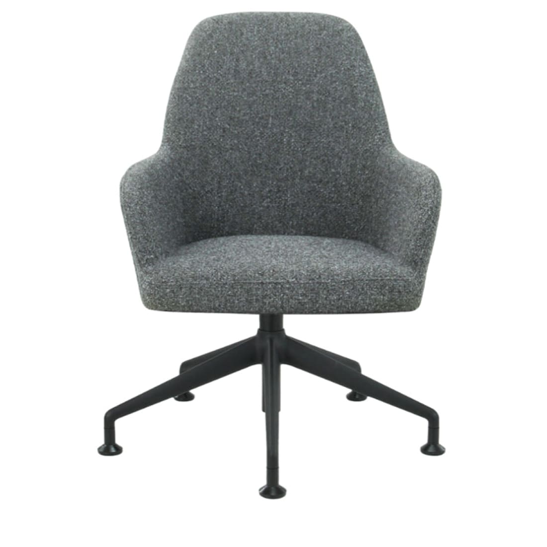 Workliving LoLa Fauteuil Lounge Vijfpoot Zwart Mix & Match