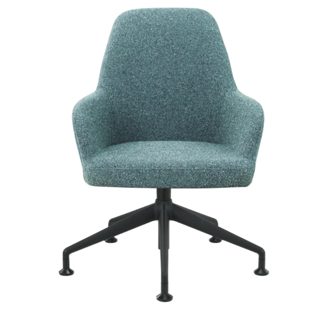 Workliving LoLa Fauteuil Lounge Vijfpoot Zwart Mix & Match