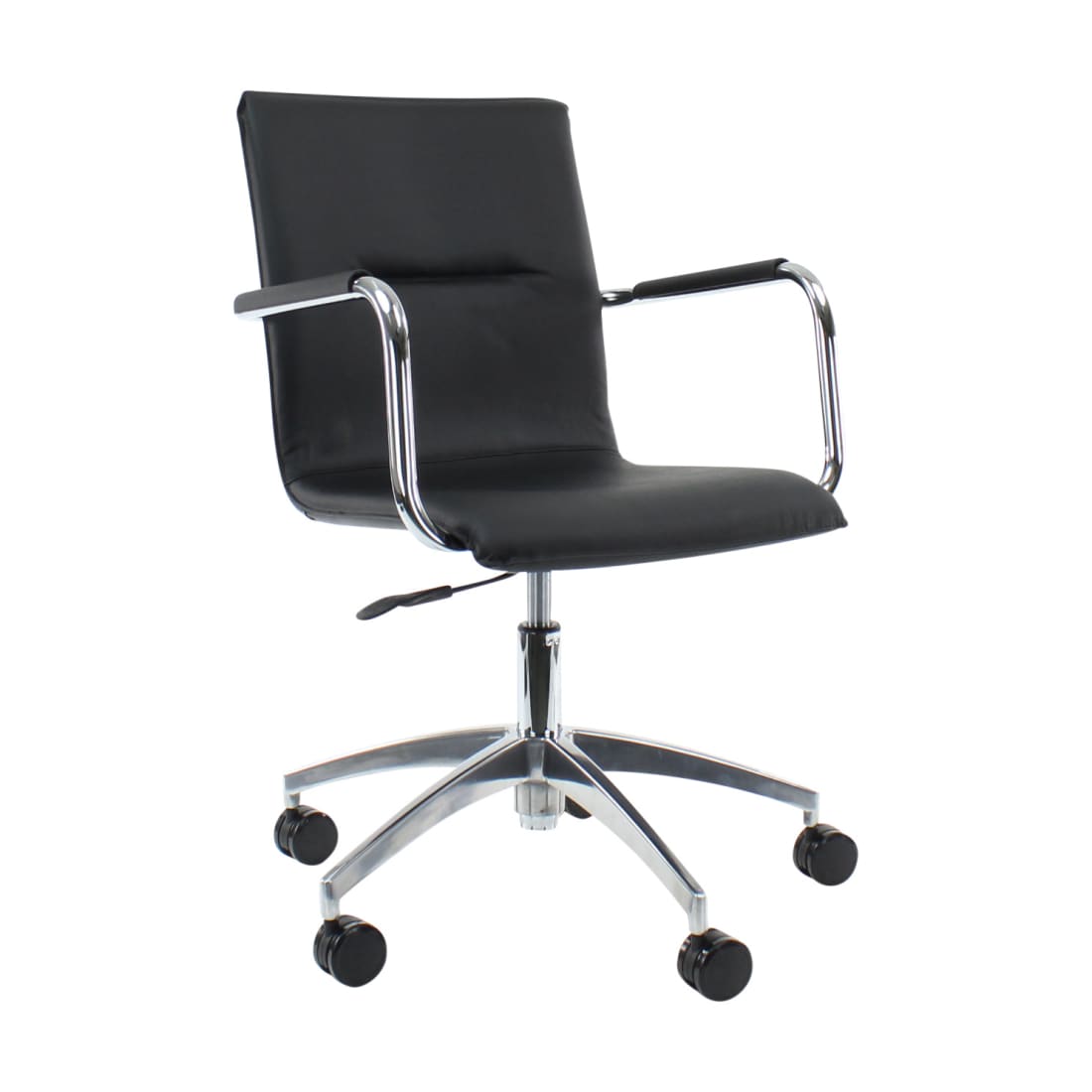 Workliving Pakhuis Leder - Bureaustoel Zwart - Bureaustoelen