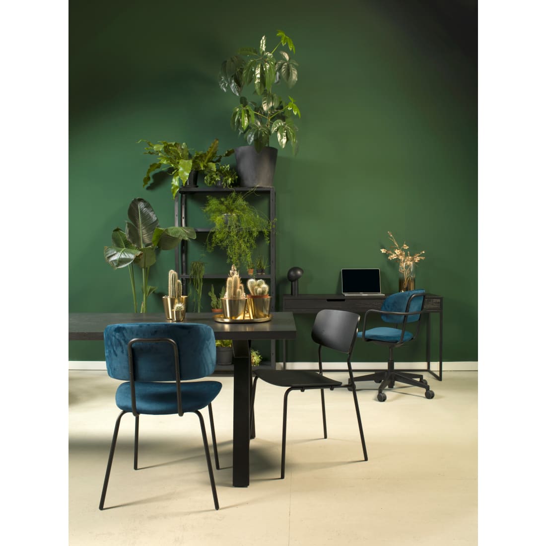 Workliving Puur Design Bureaustoel - Velvet Earth Army -