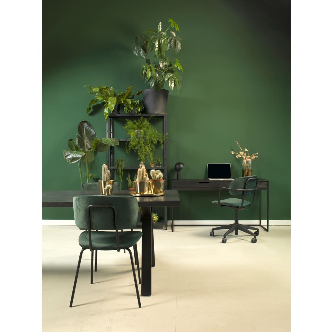 Workliving Puur Design Bureaustoel - Velvet Earth Army - Workliving - Bureaustoelen design- Workliving