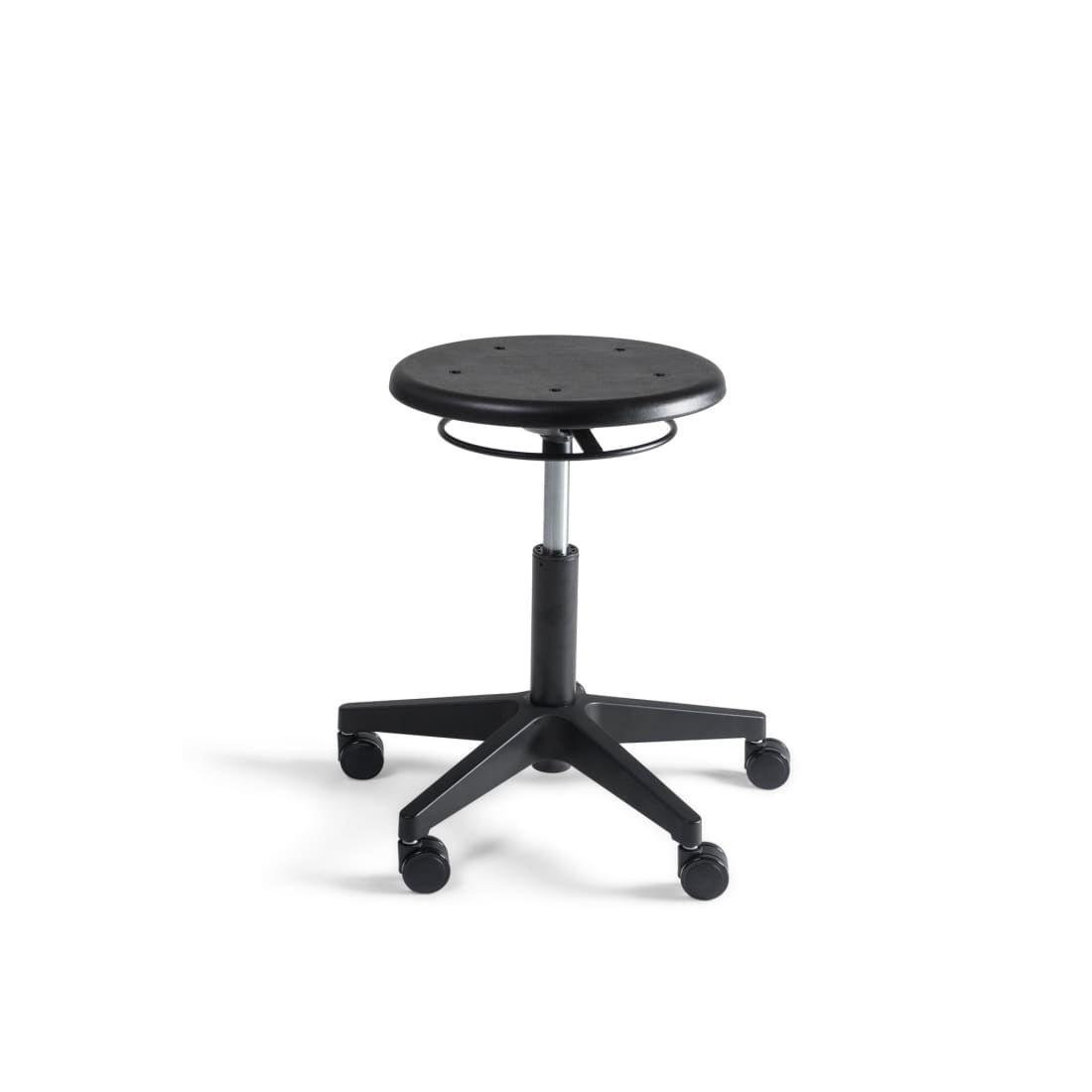 Workliving Tabouret - PU Zitting - Nylon onderstel - Krukje