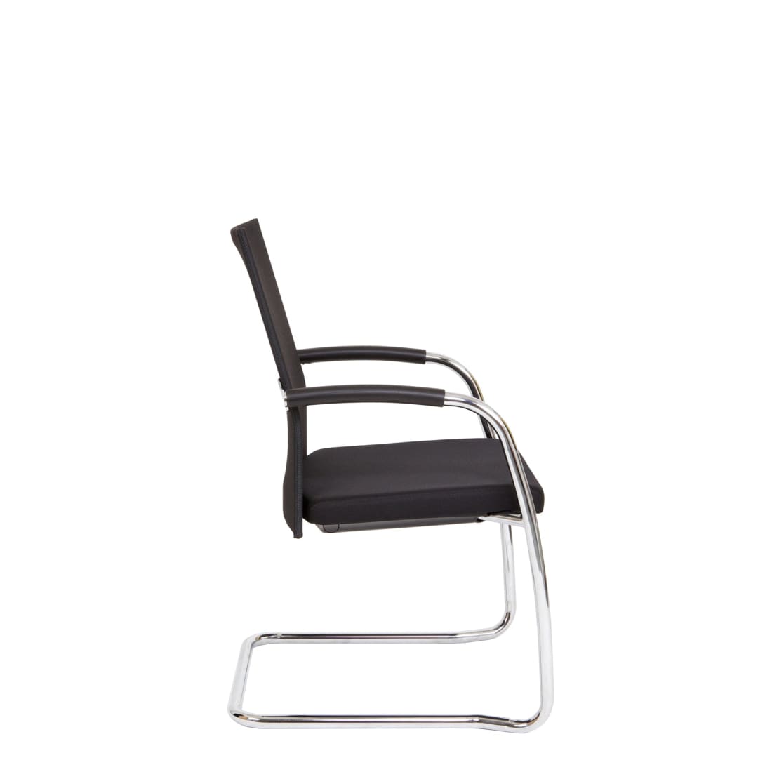 Workliving Vergaderstoel X1 - Mesh Slede Zwart -