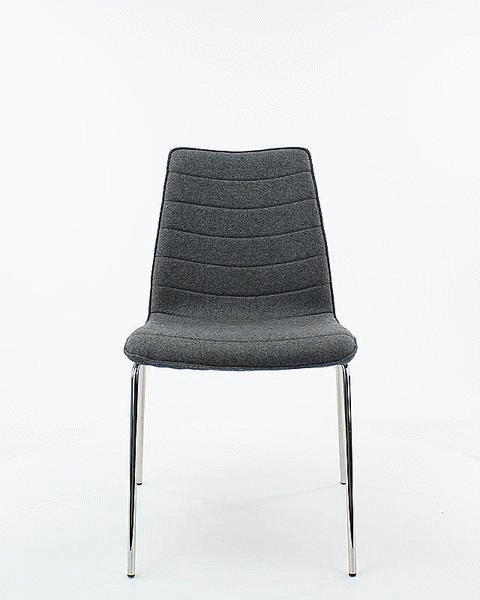 Vergaderstoel F40 - Middengrijs - Vergaderstoelen