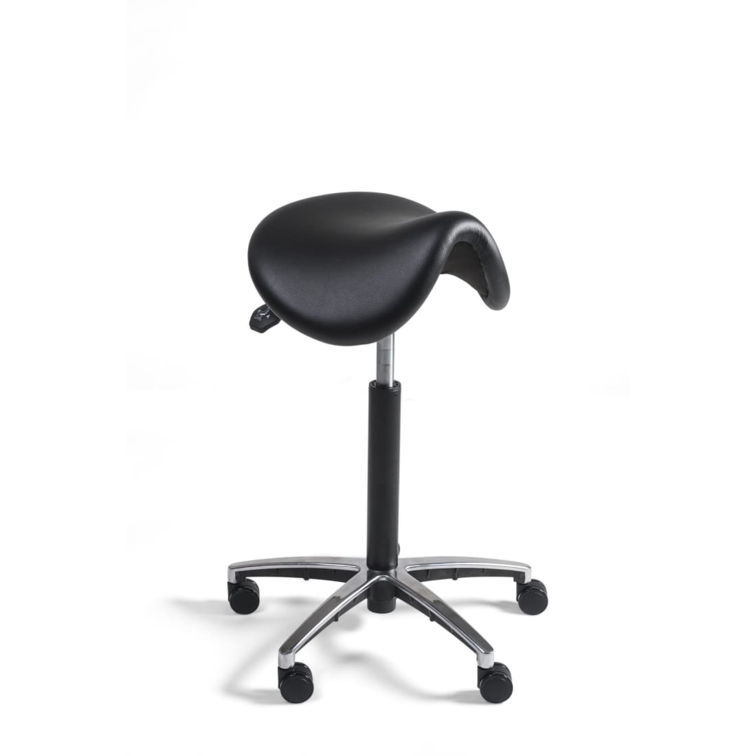 Workliving Zadelkruk XL - PVC Zitting - Alu onderstel -