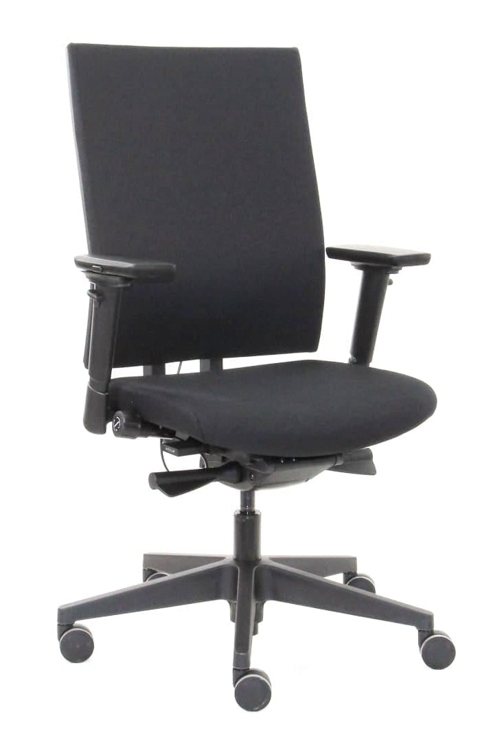 Workliving Zuidas Comfort Black Edition - Bureaustoel Ergonomisch Design (N)EN 1335
