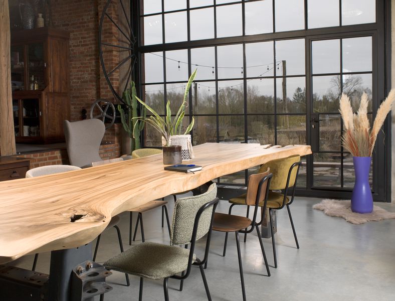 Workliving Eetkamerstoel Bo Society - Boucle Turtle - Workliving - Bouclé eetkamerstoelen- Workliving