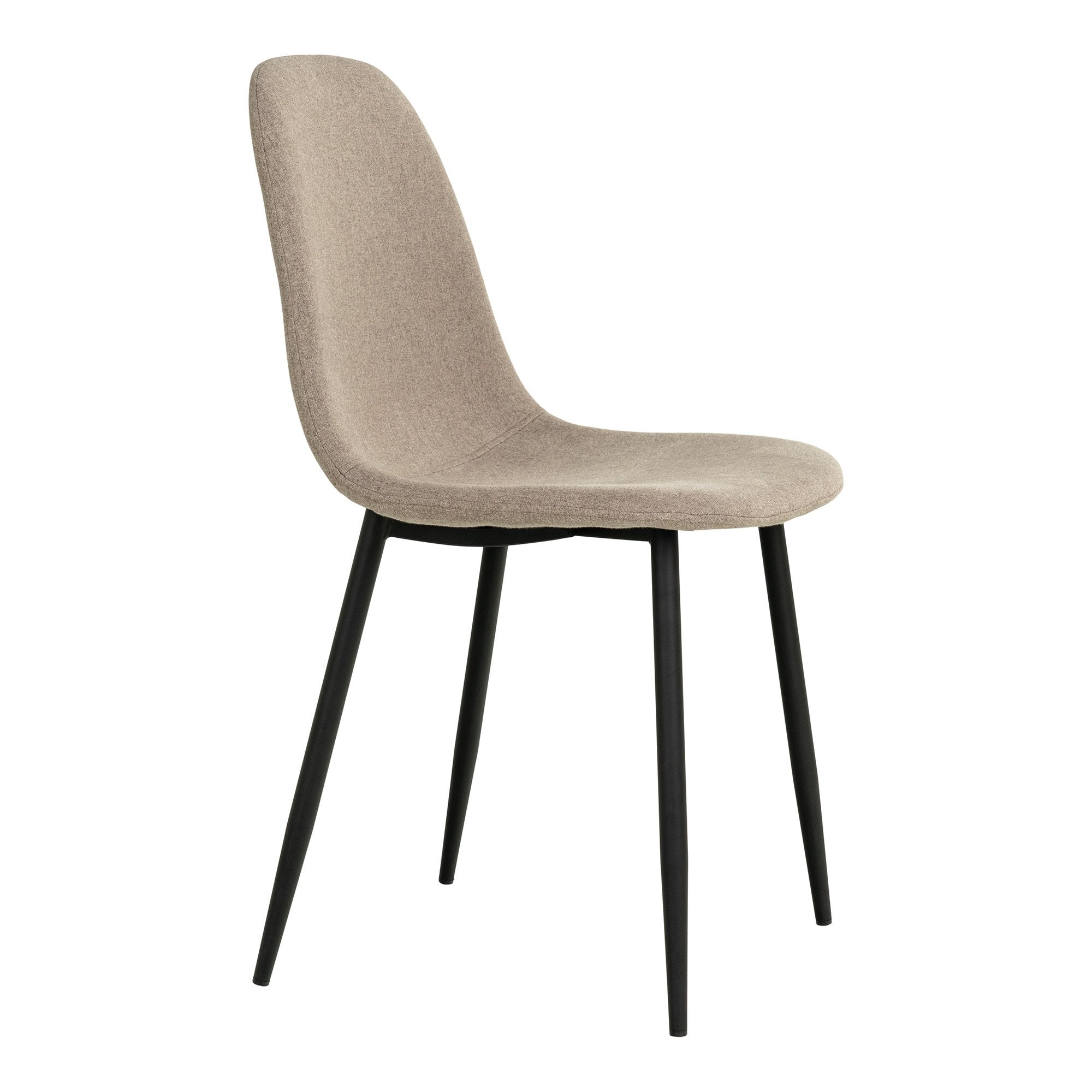 Stockholm Dining Chair - Dining Chair, stone with black legs, HN1231 - House Nordic - Dining Chair- Workliving