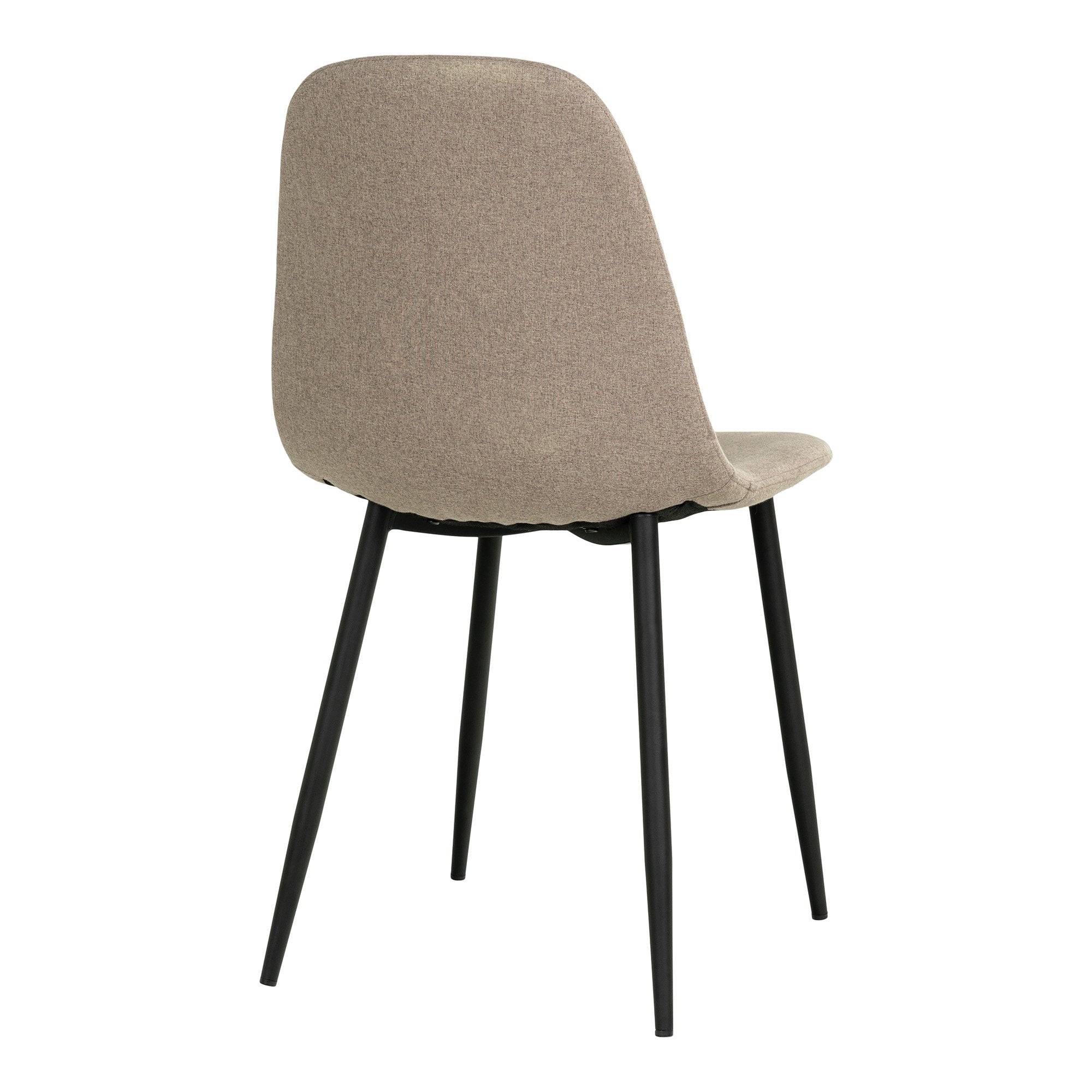 Stockholm Dining Chair - Dining Chair, stone with black legs, HN1231 - House Nordic - Dining Chair- Workliving