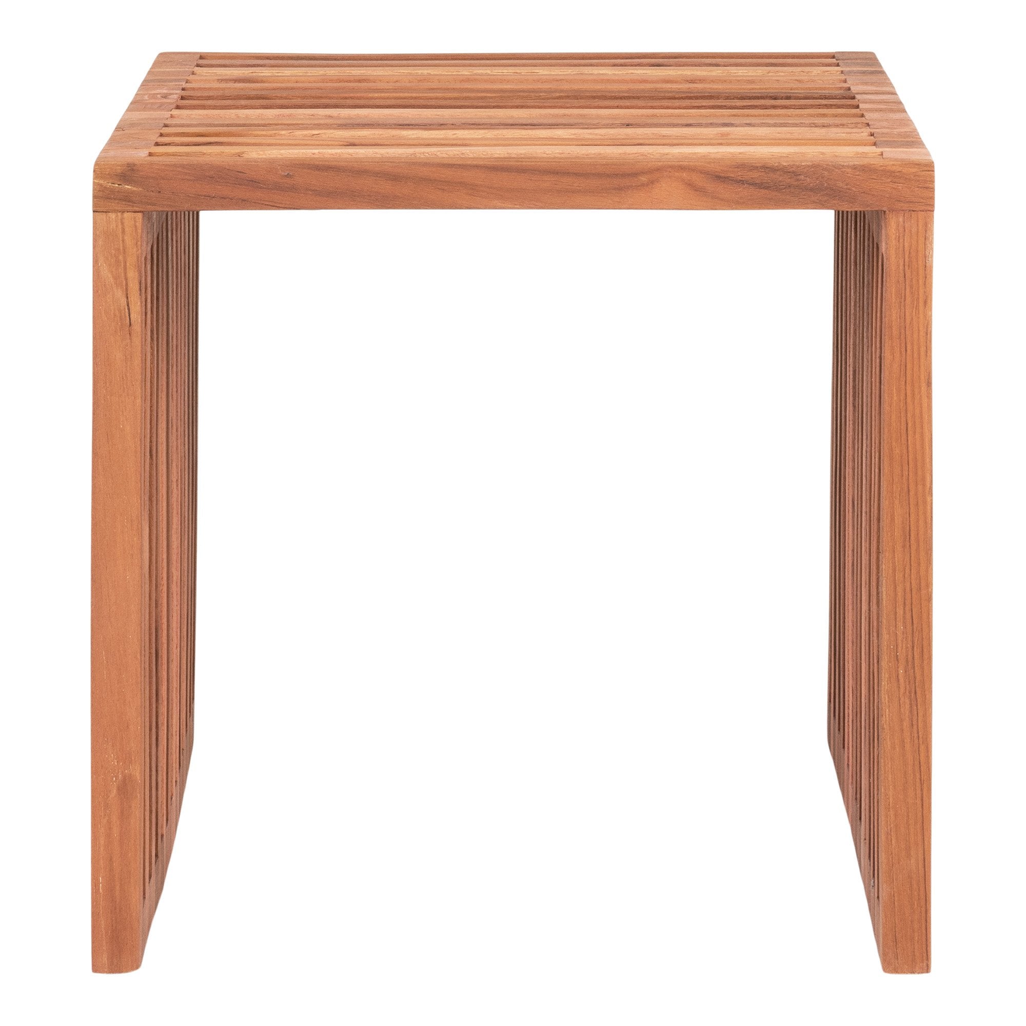 Pego Side Table - Side table in teak wood, nature, 40x40x40 cm - House Nordic - Side Table- Workliving