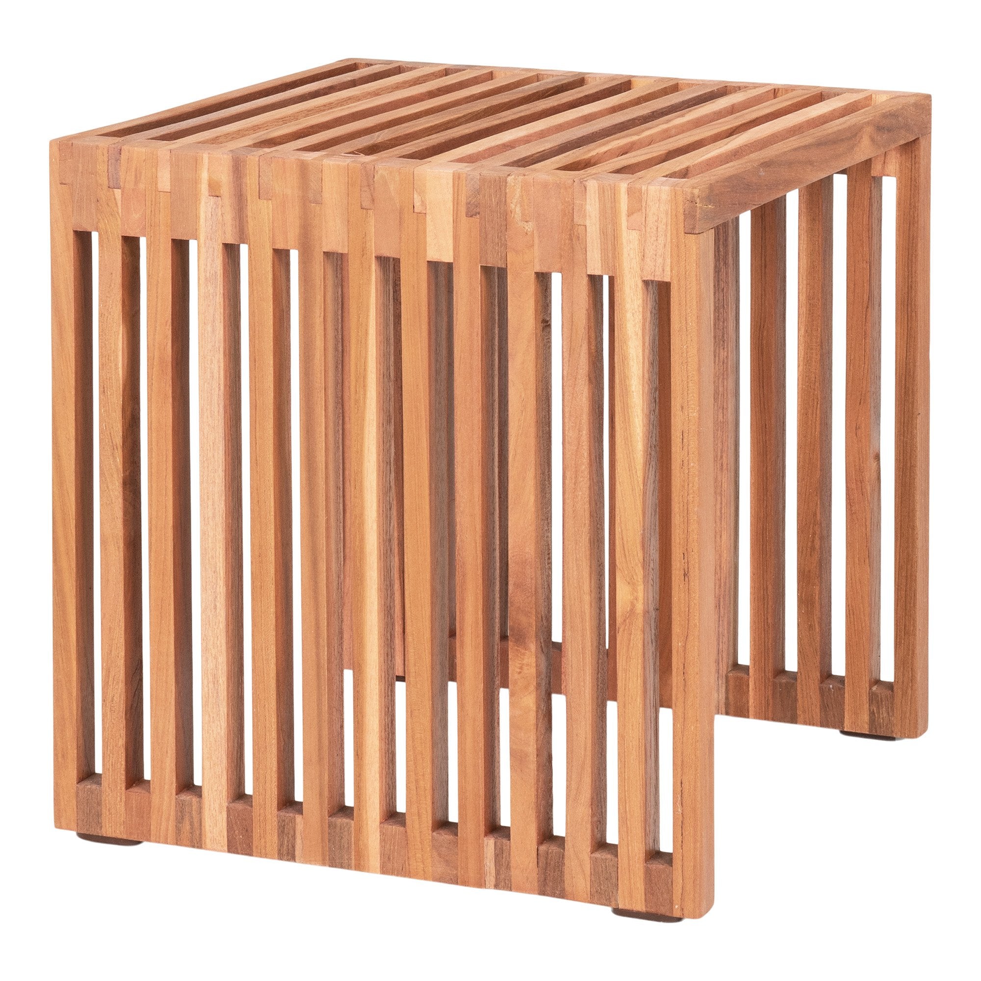 Pego Side Table - Side table in teak wood, nature, 40x40x40 cm - House Nordic - Side Table- Workliving