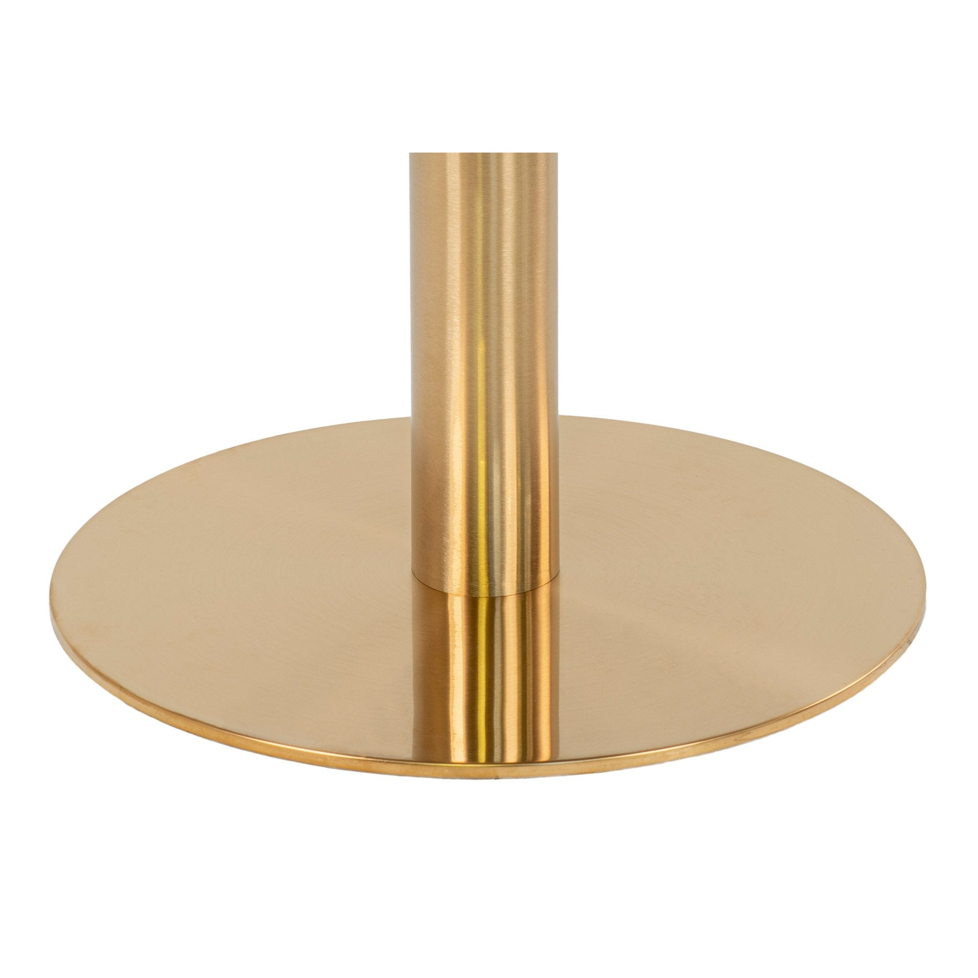 Bolzano Coffee Table - Coffee table, top in marble look and brass base Ø70x45cm - House Nordic - Coffee Table- Workliving